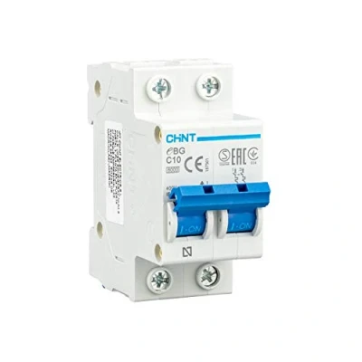 Imagen de CHINT Interruptor Automatico 2P serieGB Magnetotermico Gama Domestica Curva C (10A)