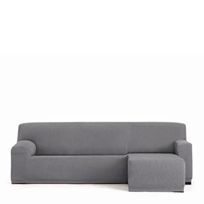 Imagen de Eysa Llion Funda de sofá, Lycra, Gris, Brazo Corto Derecha