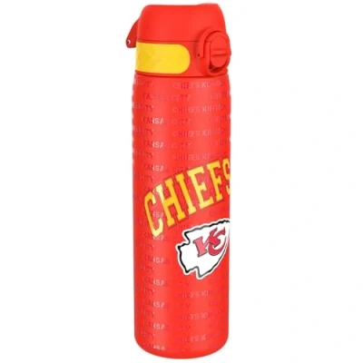 Imagen de Ion8 Botella de Agua Acero Inoxidable, 600ml, a Prueba Fugas, Fácil Abrir, Aptas para Lavavajillas, Cerradura Segura, Asa Transporte, Limpiar, Diseño en Relieve, NFL Chiefs