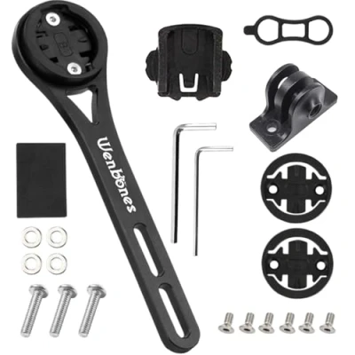 Imagen de Wenbones Soporte para computadora de Ciclismo, Ordenador Integrado Bicicleta Carretera, Ajustable, Garmin Wahoo, Bryton, odómetro