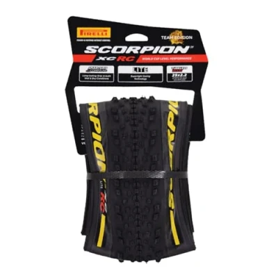 Imagen de Pirelli Scorpion XC RC Lite 29 x 2.2 Yellow, Adultos Unisex, Negro, ESTANDAR