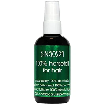 Imagen de Cola de caballo 100%: cabello fuerte y saludable, contra la caída del cabello, 100 ml BINGOSPA