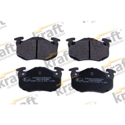 Imagen de KRAFT 6005020 Juego de pastillas freno Eje delantero con contacto avisador desgaste RENAULT: Super 5 Hatchback, Rapid Furgoneta
