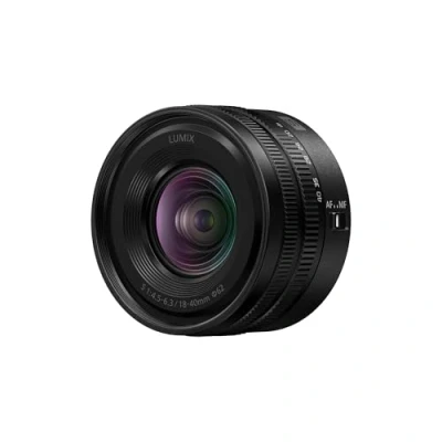 Imagen de Panasonic Lumix S R1840E 18 40 mm F4.5 6.3 Lente con Montura L, de Cámara Gran Angular Fotograma Completo a Semiestándar, Longitud Focal Variable, Negro