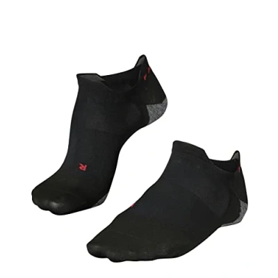 Imagen de FALKE RU5 Race Invisible M IN hilo funcional anti ampollas fino 1 par, Calcetines para correr Hombre, Negro (Black Mix 3010), 39 41