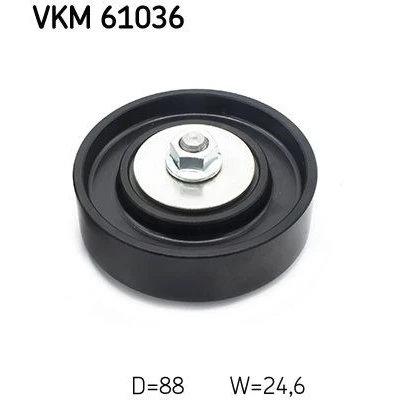 Imagen de SKF VKM 61036 Rodillo Guia TOYOTA: Yaris I Hatchback, II Hatchback