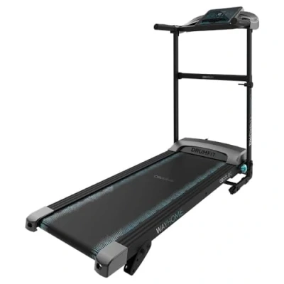 Imagen de Cecotec Cinta de Correr Plegable DrumFit WayHome 1400 Sprint. 900 W, 1 a 14 Km/h, 12 Programas Predefinidos, Panel Control LCD, Superficie Carrera 110x40cm, Inclinación Manual
