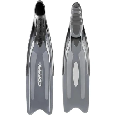 Imagen de Cressi Gara Professional LD, Black, 40/41 Bolsillo Completo para el pie de Hoja Larga, Hombre, Gris