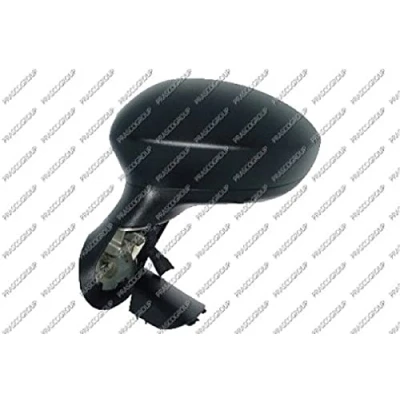 Imagen de Espejo retrovisor Prasco FT3427004 con cable izquierda negro convexo, no tintado FIAT: Grande Punto Hatchback
