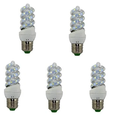 Imagen de Tecnolux Euro Bombilla LED Espiral E27 9W 720 Luz cálida 3000K (Pack5)