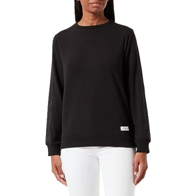 Imagen de Tommy Hilfiger Track Top Nos (Ext Sizes) UW0UW04784 Tejidos Pesados, Negro (Black), S para Mujer