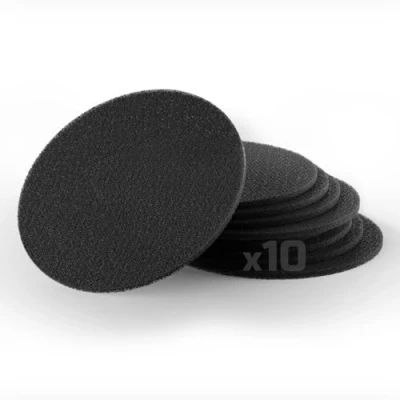 Imagen de Mtutu 10 filtros de carbón activo, 155 mm, redondos, universales, filtro grasa repuesto y olores para recirculación en campanas extractoras portátiles,
