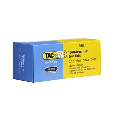 Imagen de Tacwise 0400 Clavos Brad Galvanizados de Tipo 18G / 40 mm, Paquete 5.000