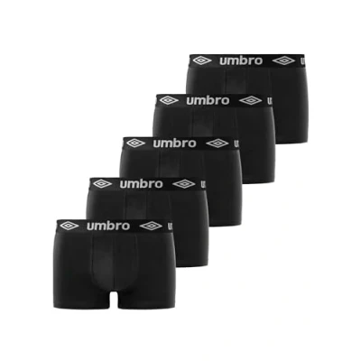 Imagen de Umbro Calzoncillo Ropa Interior Hombre Algodón Liso (Paquete de 5)