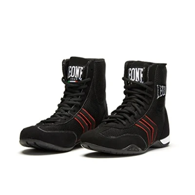 Imagen de LEONE 1947, Botas De Boxeo, Unisex Adulto, Negro, 44, CL188