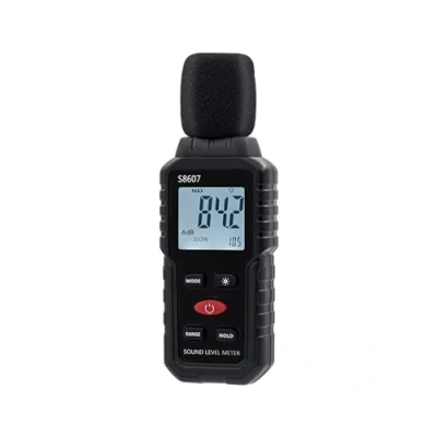 Imagen de Mcbazel Digital Medidor de Decibelios, 30 130dB Decibelios Ruido con Pantalla LCD Retroiluminada, Sonido Portátil para Uso Industrial y Escolar