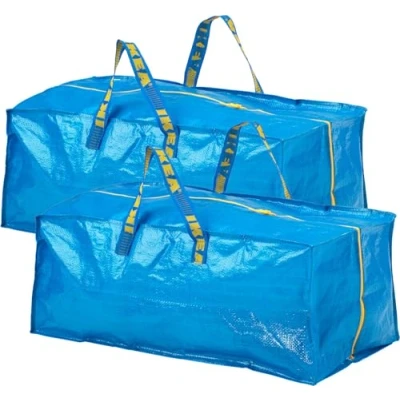 Imagen de Ikea Frakta Storage Bag,Extra Large Blue (2 Pack)