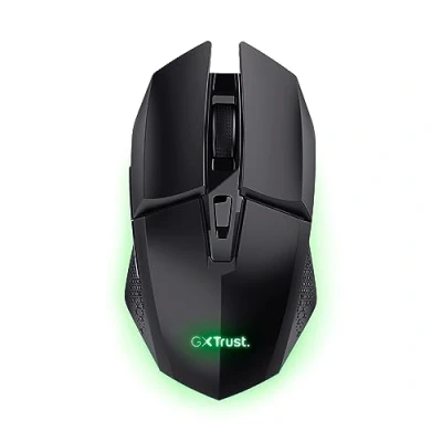 Imagen de Ratón gaming Trust GXT 110 Felox, Inalámbrico, 4800 dpi, 6 teclas, Autonomía 80h, Negro
