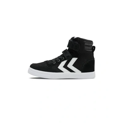 Imagen de hummel Slimmer Stadil High Jr, Zapatillas altas Unisex niños, Black White, 26 EU