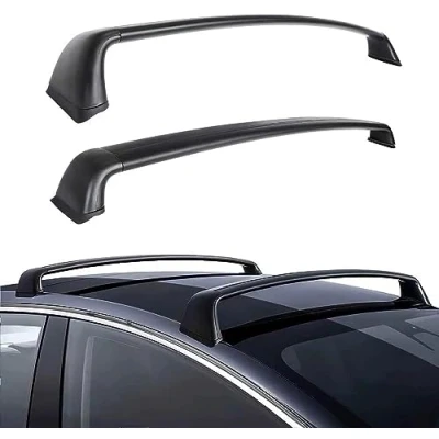 Imagen de 2 Piezas Coche Barras De Techo Portaequipajes para Tesla Model 3 2017 2022 2023 2024, Baca Transversales Exteriores Accesorios