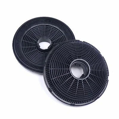 Imagen de Distri+ 2 filtros de carbón compatible con campana Beko, Grundig... Alternativa para referencia original 12026343, 9197060046