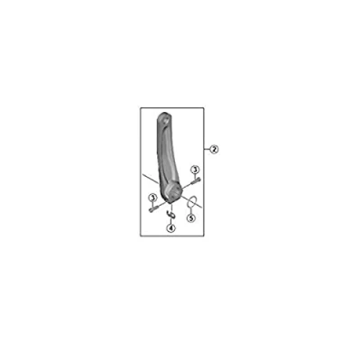 Imagen de Shimano Manivela izquierda 170 mm FC de MT500 175 tipo Nr. y 1vb98040
