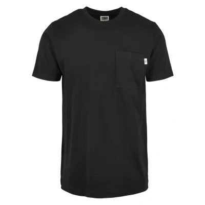 Imagen de Urban Classics Organic Cotton Basic Pocket TEE Camiseta básica, Hombre, Talla: 4XL, Schwarz
