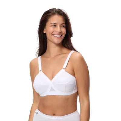 Imagen de Playtex Sujetador Cruzado Mágico sin aros para mujer x1, Blanco, 85E