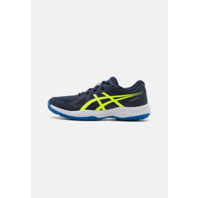 Imagen de Asics Upcourt 6 Unisex Zapatillas de balonmano para niños, Talla: 35.5, Midnight/safety yellow Zapatos