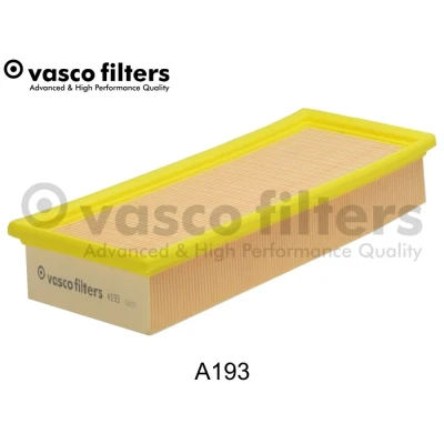 Imagen de DAVID VASCO A193 Filtro de aire 57 134 335 rectangular Cartucho filtrante VOLKSWAGEN: GOLF 2, Jetta 1, AUDI: 80 B4 Berlina, Coupe B3