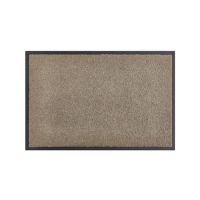 Imagen de andiamo Felpudo Verdi para la Entrada de casa Ideal como Interior o en Exteriores Cubiertos Puerta 90 x 150 cm Color Topo