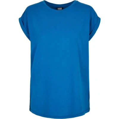 Imagen de Urban Classics Extended Shoulder Camiseta básica, Mujer, Talla: XS, Sporty blue