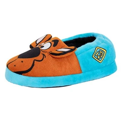 Imagen de Scooby Doo Zapatillas para niños y niñas, orejas 3D, con forro cálido, casa, color, talla 30 EU