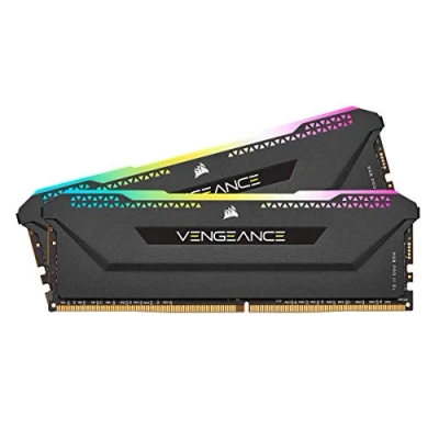 Imagen de CORSAIR Vengeance RGB Pro SL 32GB (2x16GB) DDR4 3600 (PC4 28800) C18 1.35V Módulos de Memoria Alto Rendimiento Optimizados para AMD Ryzen Negro