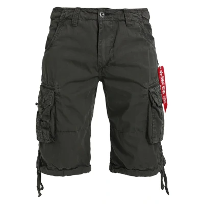 Imagen de Alpha Industries JET Shorts, Hombre, Talla: 28, Grey/black