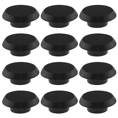 Imagen de 50 unidades de tornillos hexagonales para muebles, tapas protectoras plástico dispositivos mecánicos, automóviles, color negro M8