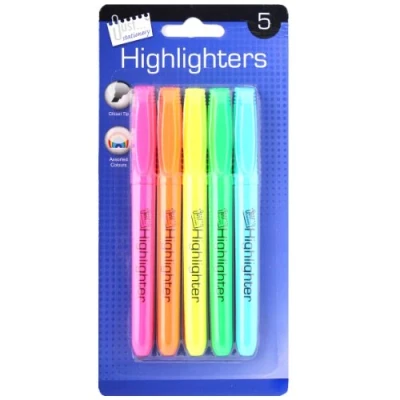 Imagen de Just Stationery Rotuladores fluorescentes (5 unidades)