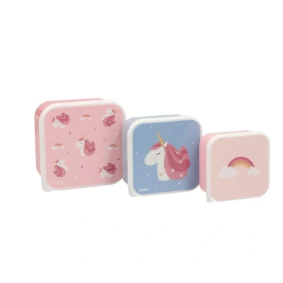 Imagen de 3 Cajas Almuerzo Magical Unicorn