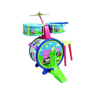 Imagen de Claudio Reig Bateria 3 Tambores Peppa Pig, Multicolor (72 2323)