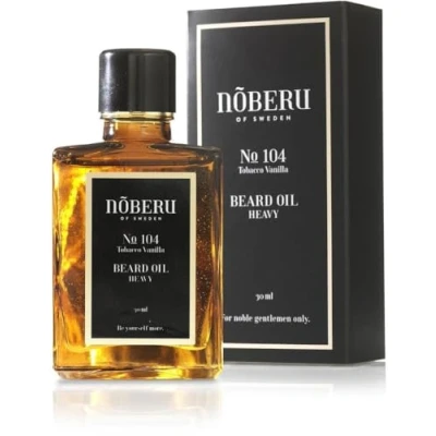 Imagen de Noberu Of Sweden Aceite para Barba Larga Tabaco &amp; Vainilla 30ml, Único, Estándar