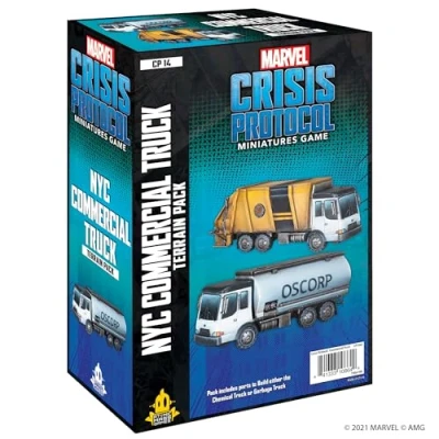 Imagen de Atomic Mass Games , Marvel Crisis Protocol: NYC Commercial Truck Terrain Pack, Miniatures Game, Ages 14+, 2 Players, 90 Minutes Playing Time