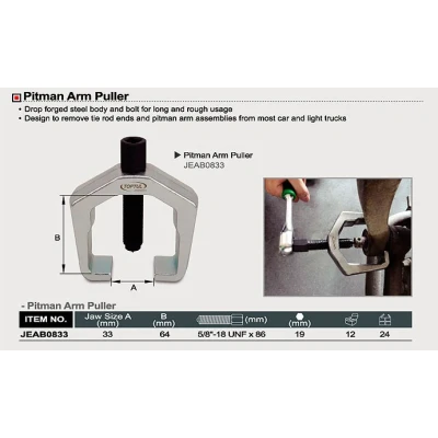 Imagen de Extractor de rótulas y pasadores TOPTUL JEAB0833