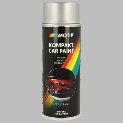 Imagen de MOTIP 55350 Laca combinación vehículo 400ml aerosol negro Kompakt silver metallic 12 ml