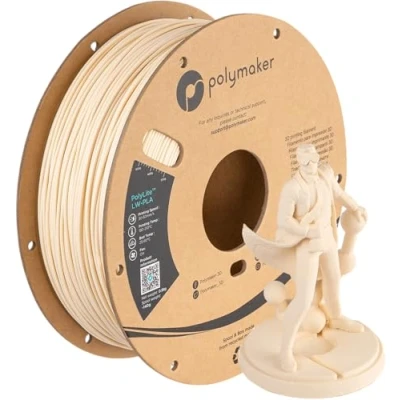 Imagen de Polymaker PolyLite LW PLA 1.75mm 800g blanco