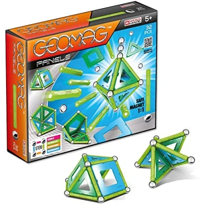 Imagen de Geomag Classic Panels Construcciones magnéticas y Juegos educativos, Multicolor, 32 Piezas 460