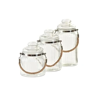 Imagen de DKD Home Decor Set de 3 Botes, Estándar