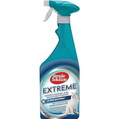 Imagen de Simple Solution Eliminador de manchas y olores Extreme para gatos 750 ml 200 g