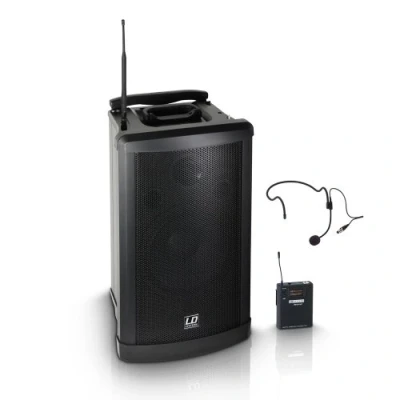 Imagen de LD Systems Roadman 102 HS Altavoz de PA portátil con Micro Diadema