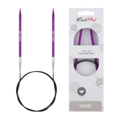 Imagen de Knit Pro KP51055 Agujas Circulares fijas (60 cm x 5 mm), Multicolor