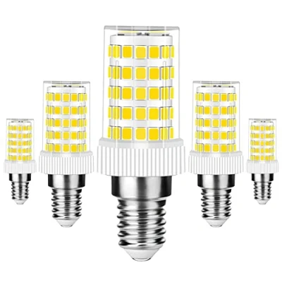 Imagen de RANBOO Bombillas E14 LED 10W Equivalente a Halógena de 80W Blanco Frío 6000K 800lm AC 220 240V, 360 Ángulo Haz, No Regulable, Sin Parpadeo, 5 Unidades